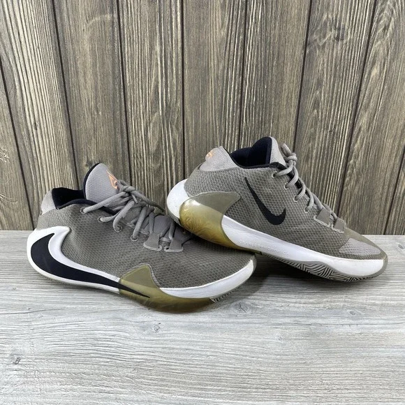 Nike Zoom Freak 1 Atmosphere Mens Gray Black Basketball Shoes Sneakers Size:10.5 - Picture 4 of 16